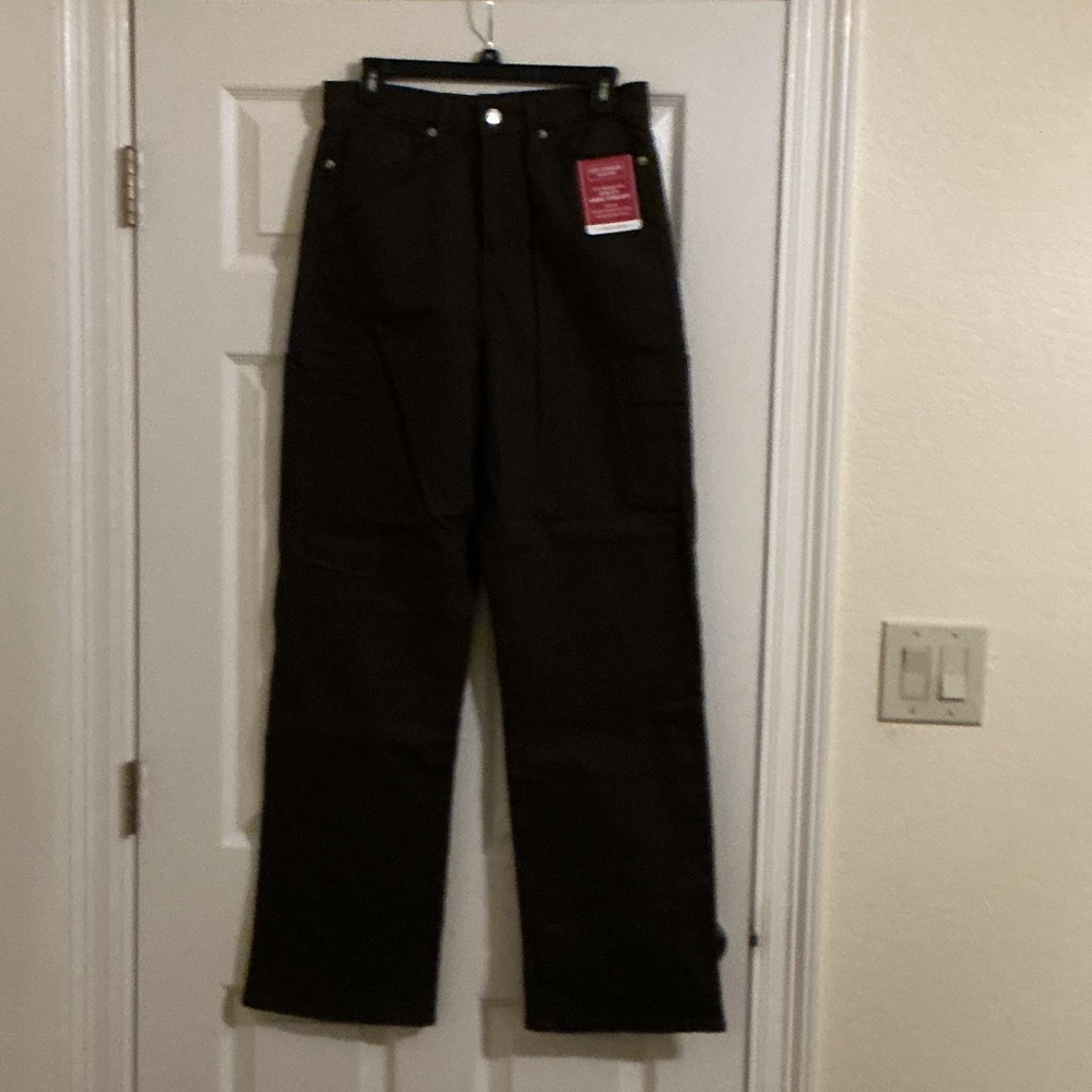 Signature by Levi Strauss Dark Army green  Wide Leg Pants